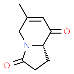 3,8(2H,5H)-Indolizinedione,1,8a-dihydro-6-methyl-,(S)-(9CI) picture