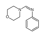 1-morpholin-4-yl-N-phenylmethanimine结构式