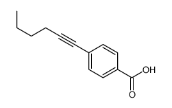 4-hex-1-ynylbenzoic acid结构式