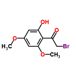 2-BROMO-1-(2,4-DIMETHOXY-6-HYDROXY)ETHANONE Structure