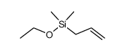ethoxy-allyl-dimethyl-silane结构式