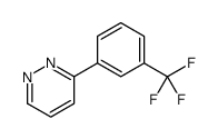 3-[3-(trifluoromethyl)phenyl]pyridazine Structure