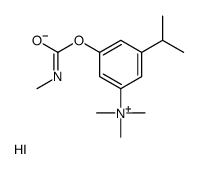trimethyl-[3-(methylcarbamoyloxy)-5-propan-2-yl-phenyl]azanium iodide结构式