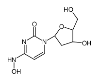 4-(hydroxyamino)-1-[(2R,4S,5R)-4-hydroxy-5-(hydroxymethyl)oxolan-2-yl]pyrimidin-2-one结构式