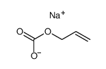 sodium allyl carbonate Structure