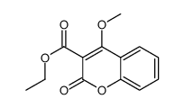 ethyl 4-methoxy-2-oxochromene-3-carboxylate Structure