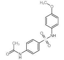 N-[4-[(4-methoxyphenyl)sulfamoyl]phenyl]acetamide Structure