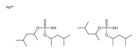 phosphorodithioate O,O-bis(1,3-dimethylbutyl), lead salt structure