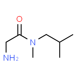 Acetamide, 2-amino-N-methyl-N-(2-methylpropyl)- (9CI)结构式