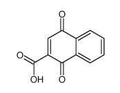 1,4-dioxonaphthalene-2-carboxylic acid Structure