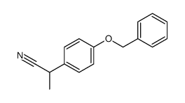 2-(4-Benzyloxy-phenyl)-propionitrile结构式