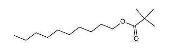 1-decyl pivalate Structure