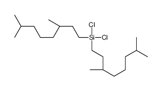 dichloro-bis[(3S)-3,7-dimethyloctyl]silane结构式