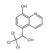 5-(2,2,2-trichloro-1-hydroxy-ethyl)-quinolin-8-ol结构式