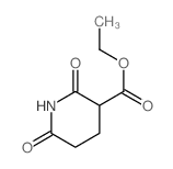 3-Piperidinecarboxylicacid, 2,6-dioxo-, ethyl ester picture