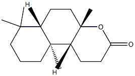 (4aS,6aα,10aβ,10bα)-Dodecahydro-4a,7,7,10a-tetramethyl-3H-naphtho[2,1-b]pyran-3-one结构式