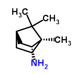 Bicyclo[2.2.1]heptan-2-amine, 1,7,7-trimethyl-, (1R,2R,4S)- (9CI) Structure