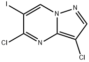 3,5-二氯-6-碘吡唑并[1,5-A]嘧啶结构式