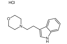 4-[2-(1H-indol-3-yl)ethyl]morpholine,hydrochloride结构式