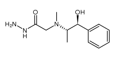N-d-pseudoephedrinylacetic acid hydrazide结构式