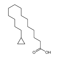 14-cyclopropyltetradecanoic acid Structure