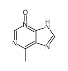 Purine, 6-methyl-, 3-oxide (8CI)结构式
