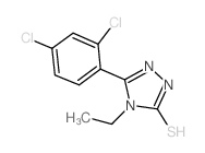 5-(2,4-DICHLOROPHENYL)-4-ETHYL-4H-1,2,4-TRIAZOLE-3-THIOL Structure