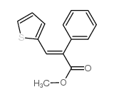 2-苯基-3-(2-噻吩)丙烯酸甲酯结构式