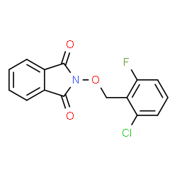 2-[(2-Chloro-6-fluorobenzyl)oxy]-1H-isoindole-1,3(2H)-dione结构式