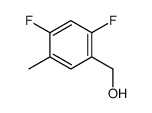 Benzenemethanol, 2,4-difluoro-5-methyl- (9CI)结构式