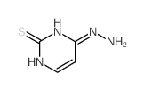 2(1H)-Pyrimidinethione,6-hydrazinyl-结构式