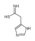 2-(1H-imidazol-5-yl)ethanethioamide结构式