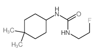 Urea,N-(4,4-dimethylcyclohexyl)-N'-(2-fluoroethyl)-结构式