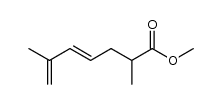 (E)-methyl 2,6-dimethylhepta-4,6-dienoate Structure