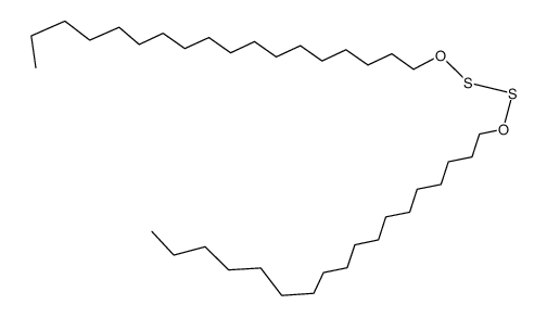 bis-octadecyloxy-disulfane结构式