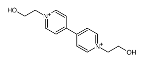 2-[4-[1-(2-hydroxyethyl)pyridin-1-ium-4-yl]pyridin-1-ium-1-yl]ethanol结构式