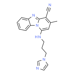 1-((3-(1H-imidazol-1-yl)propyl)amino)-3-methylbenzo[4,5]imidazo[1,2-a]pyridine-4-carbonitrile picture