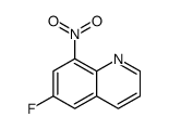 6-氟-8-硝基喹啉结构式
