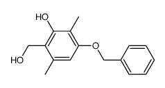 2-Hydroxy-3,6-dimethyl-4-(phenylmethoxy)benzenemethanol structure