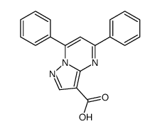 5,7-Diphenylpyrazolo[1,5-a]pyrimidine-3-carboxylic acid Structure