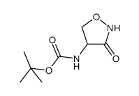 Carbamic acid, (3-oxo-4-isoxazolidinyl)-, 1,1-dimethylethyl ester (9CI) Structure