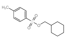 Cyclohexylmethyl 4-methylbenzenesulfonate structure