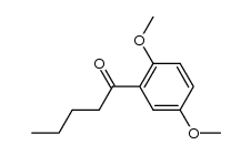 2-n-valeroyl-1,4-dimethoxybenzene结构式
