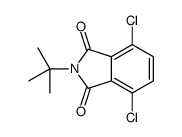 2-tert-butyl-4,7-dichloroisoindole-1,3-dione结构式
