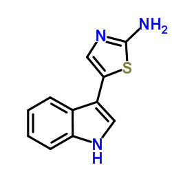 5-(1H-Indol-3-yl)-1,3-thiazol-2-amine Structure