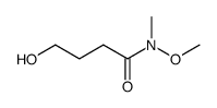 4-hydroxy-N-methoxy-N-methylbutanamide Structure