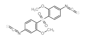 Benzene,1,1'-sulfonylbis[4-isothiocyanato-2-methoxy- structure