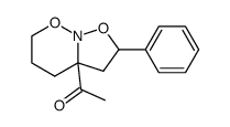1-(2-phenyl-tetrahydro-isoxazolo[2,3-b][1,2]oxazin-3a-yl)-ethanone Structure