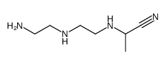 2-[[2-[(2-aminoethyl)amino]ethyl]amino]propiononitrile结构式