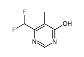 6-(difluoromethyl)-5-methyl-1H-pyrimidin-4-one Structure